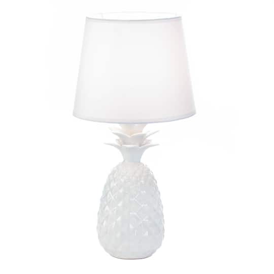 19 5 White Pineapple Table Lamp Michaels, Pineapple Table Lamp Next Day Delivery